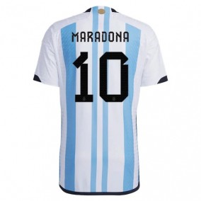 Argentina Diego Maradona 10 2023/2024 Hemma Fotbollströjor Kortärmad